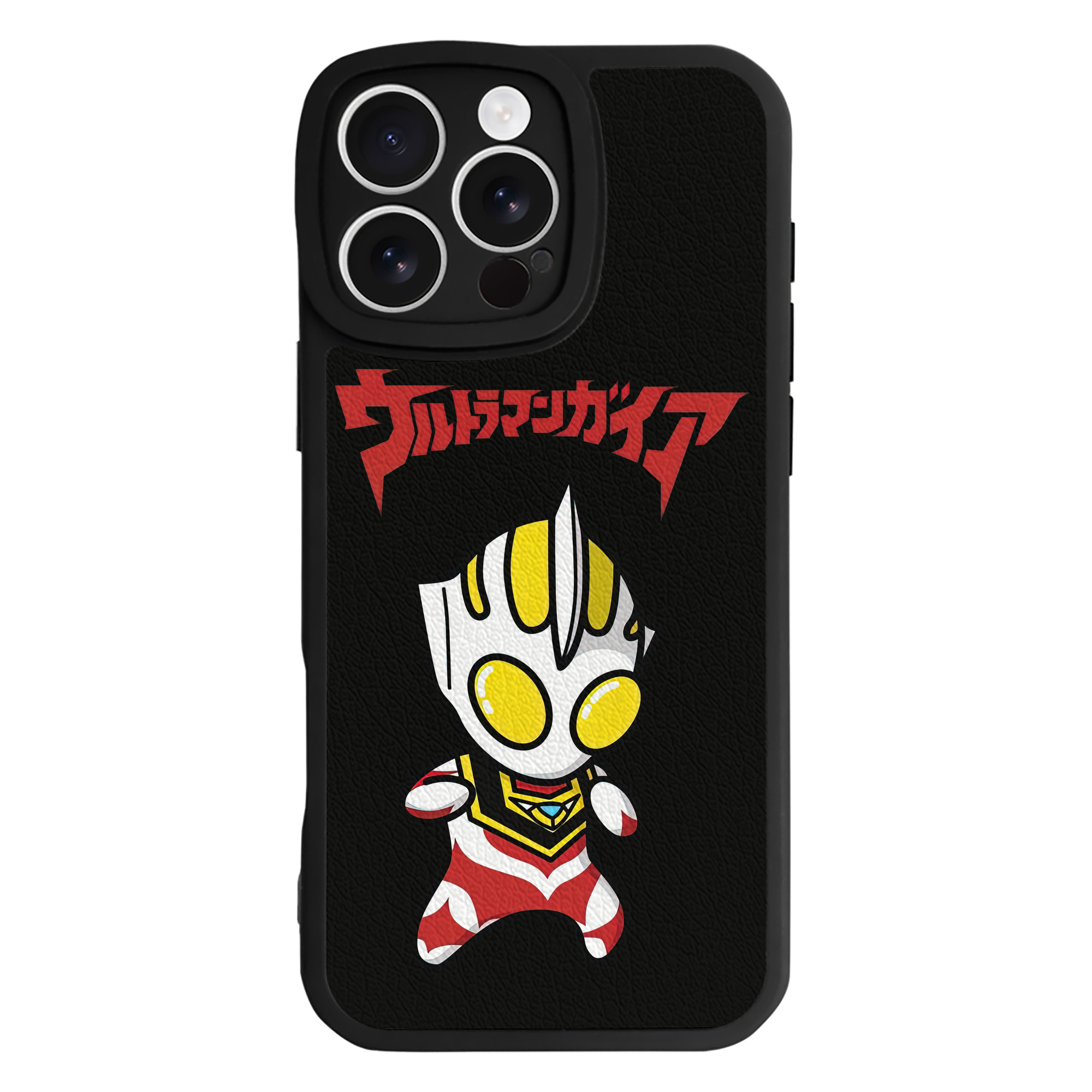 （画像用） ウルトラマン Ultraman 【iPhone 16シリーズ対応】シリコンスマホケース（レザー調） 材質：シリコン